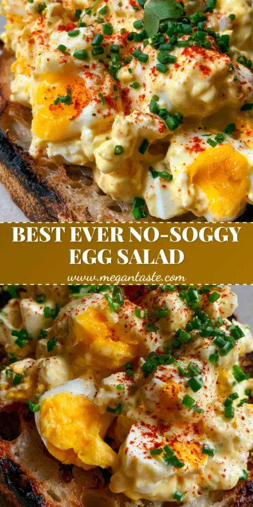 A towering mountain of chunky egg salad on toasted sourdough with micro-greens and smoked paprika. (egg salad sandwich recipe)